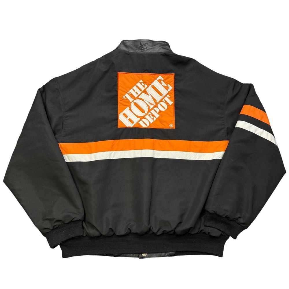 Tony‎ Stewart 20 Home Depot Leather NASCAR Jacket Chase Reversible L - Picture 8 of 11